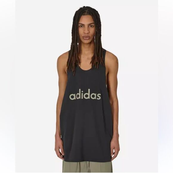 Fear of God Athletics x Adidas- NWT Men’s Mesh  Oversized Logo Tank- Size XS - Picture 1 of 12